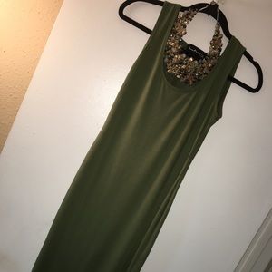 Olive Green Maxi Dress